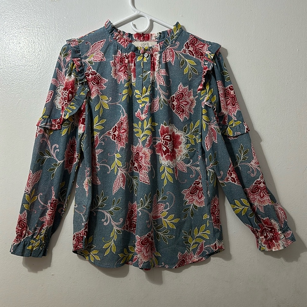 Loft floral top